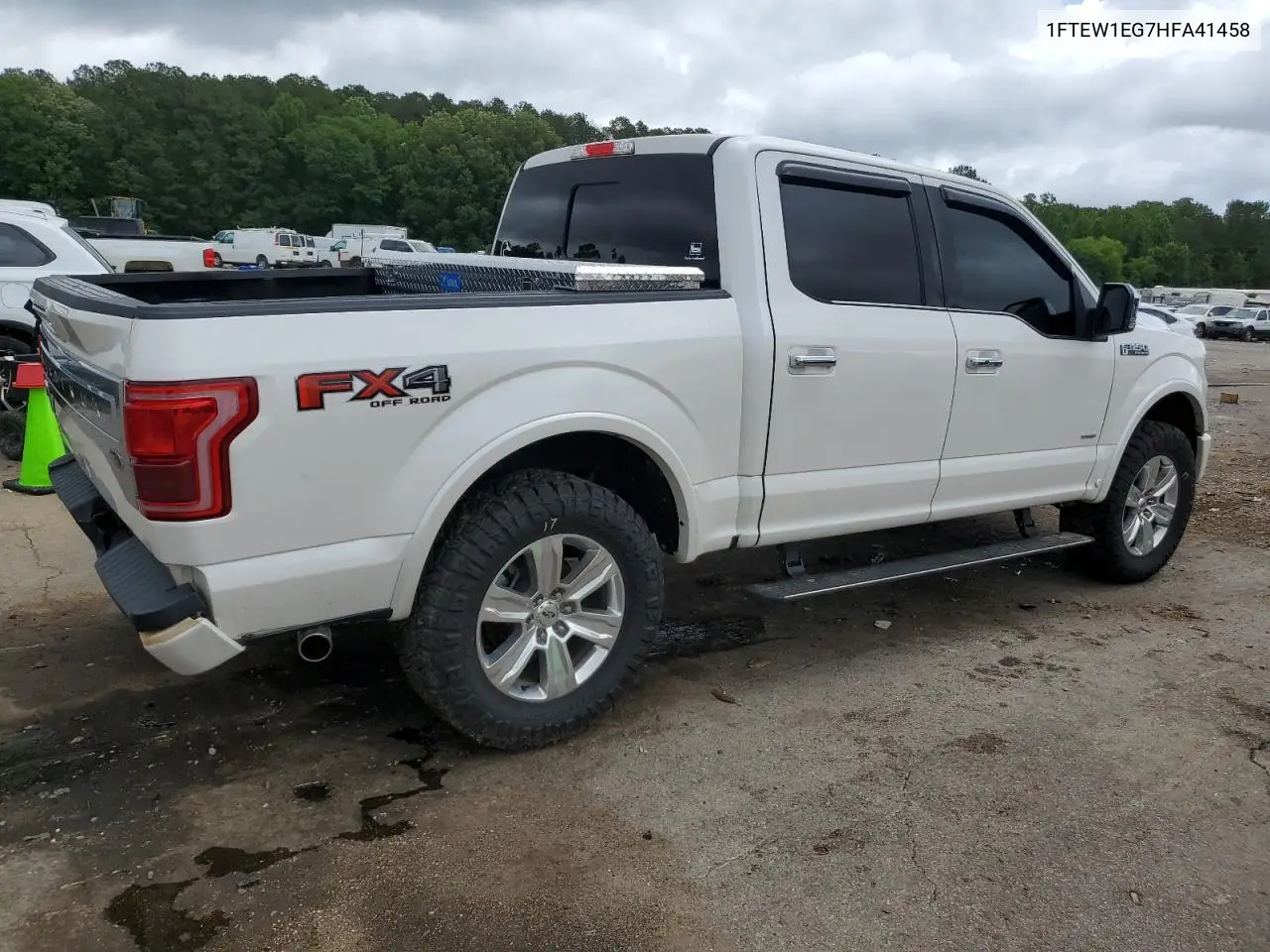 2017 Ford F150 Supercrew VIN: 1FTEW1EG7HFA41458 Lot: 55957375