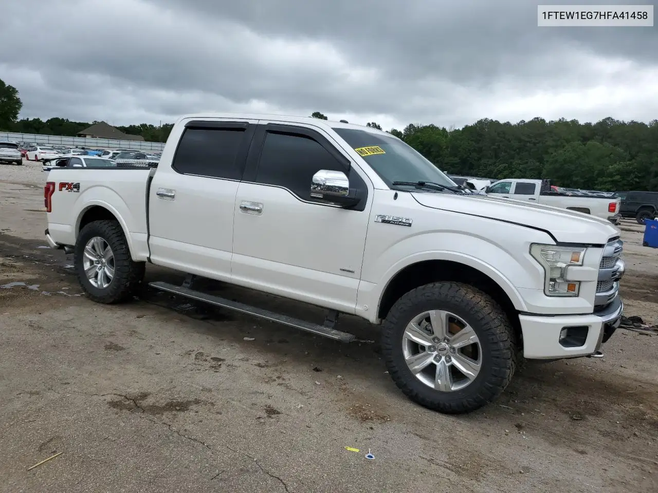 2017 Ford F150 Supercrew VIN: 1FTEW1EG7HFA41458 Lot: 55957375