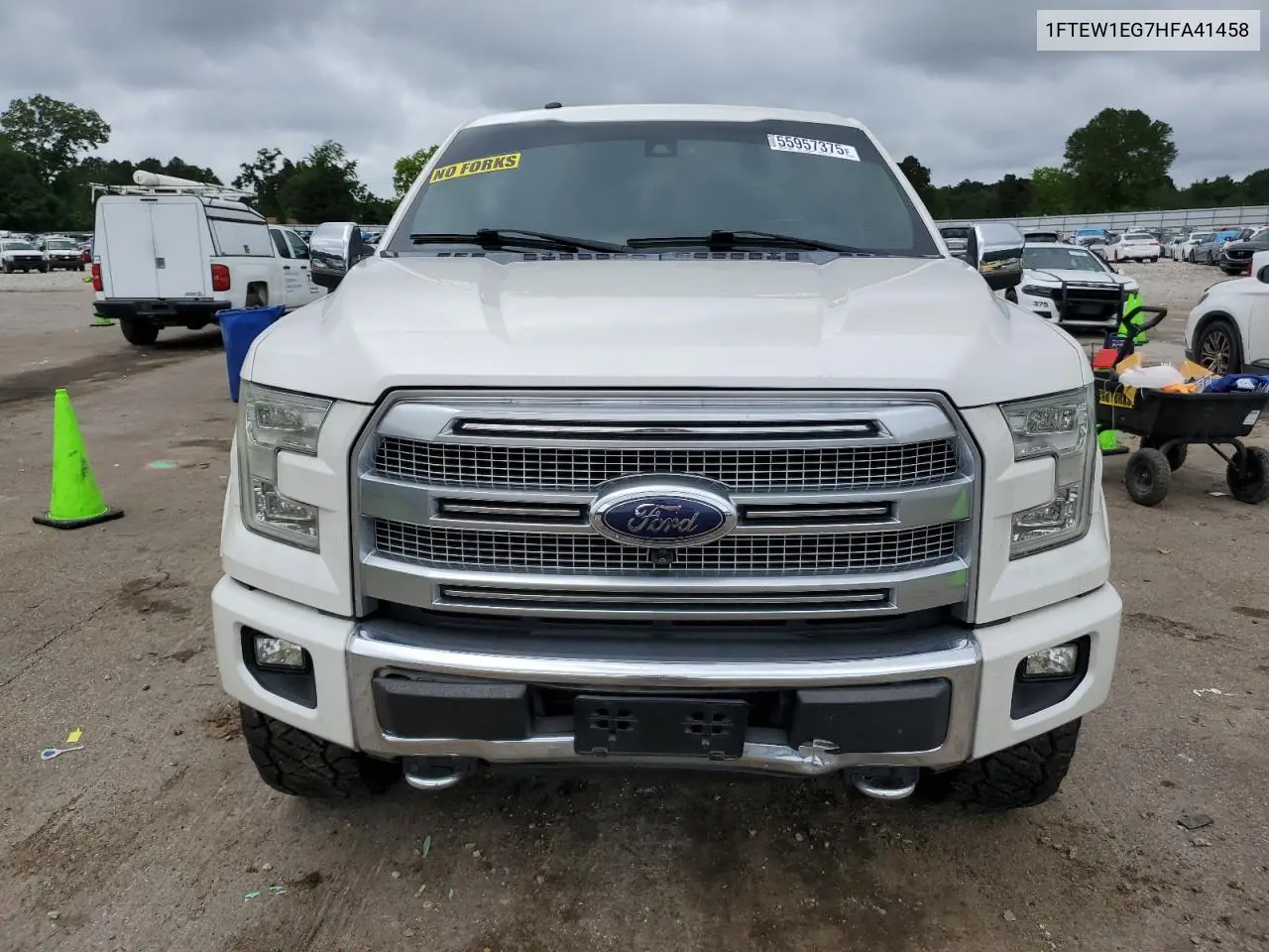 2017 Ford F150 Supercrew VIN: 1FTEW1EG7HFA41458 Lot: 55957375