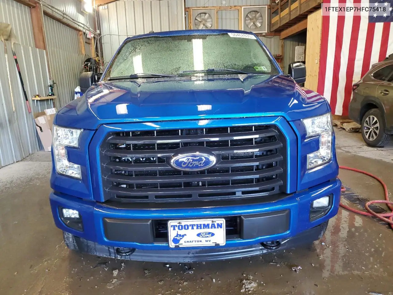 2017 Ford F150 Super Cab VIN: 1FTEX1EP7HFC75418 Lot: 56462835