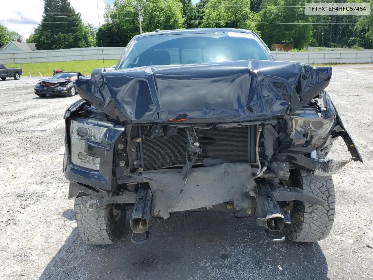 2017 Ford F150 Super Cab VIN: 1FTFX1EF4HFC57454 Lot: 57087675