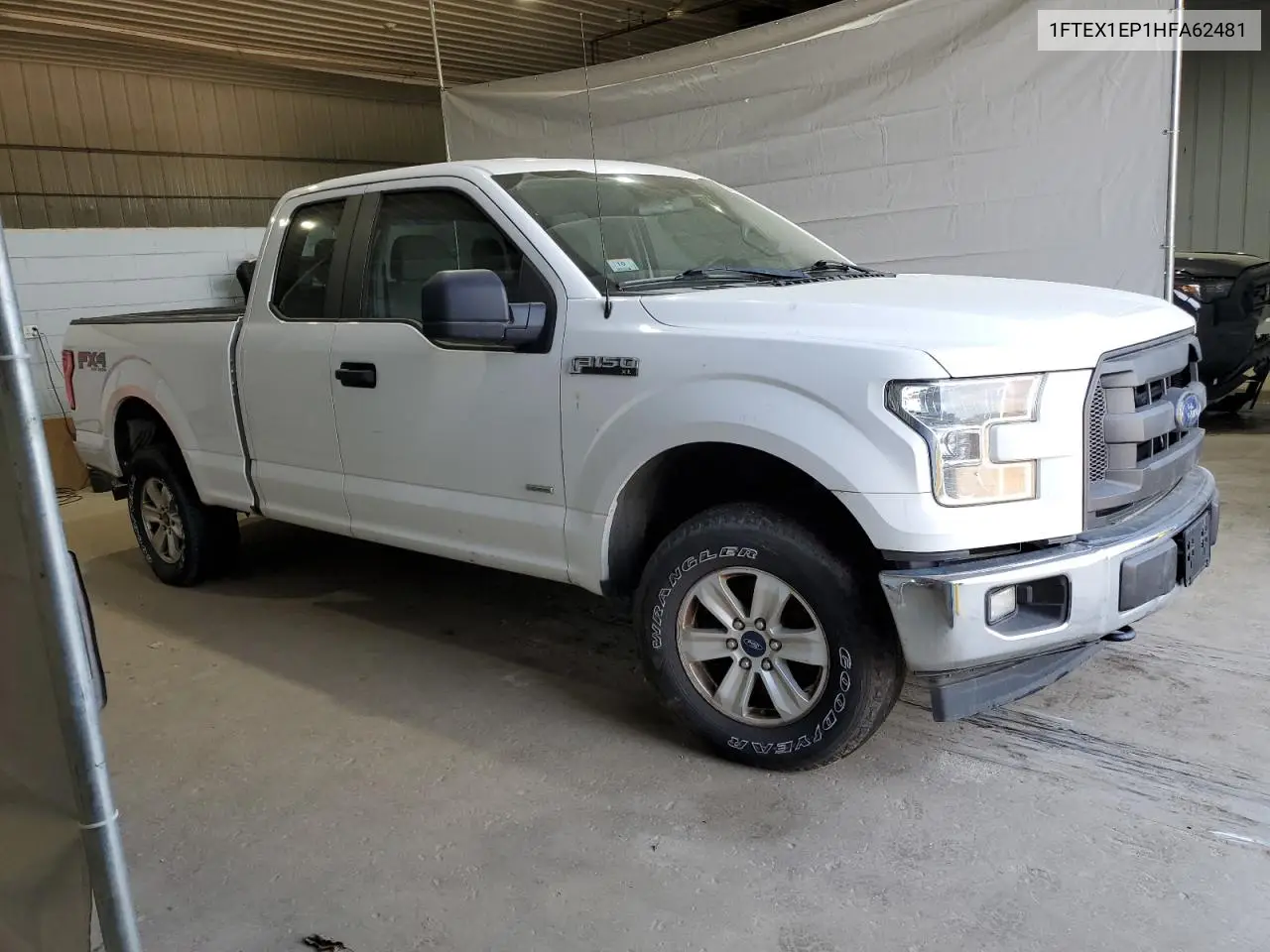 2017 Ford F150 Super Cab VIN: 1FTEX1EP1HFA62481 Lot: 57131955