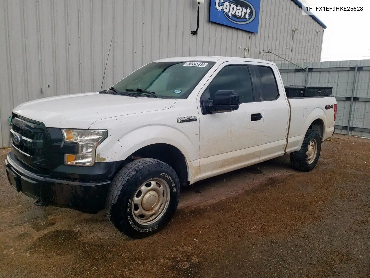 2017 Ford F150 Super Cab VIN: 1FTFX1EF9HKE25628 Lot: 59225215