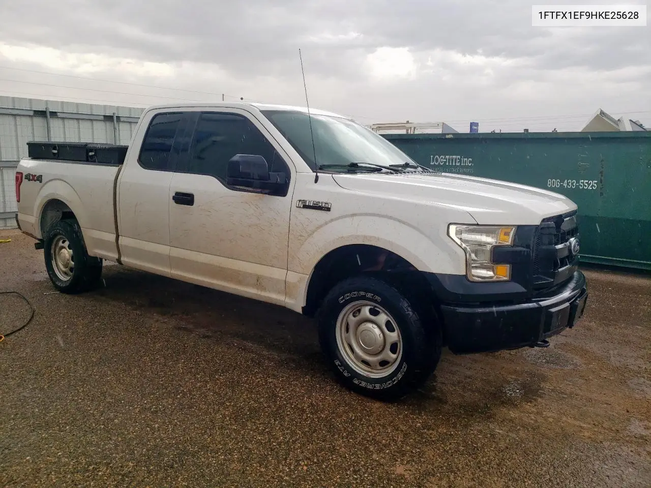 2017 Ford F150 Super Cab VIN: 1FTFX1EF9HKE25628 Lot: 59225215