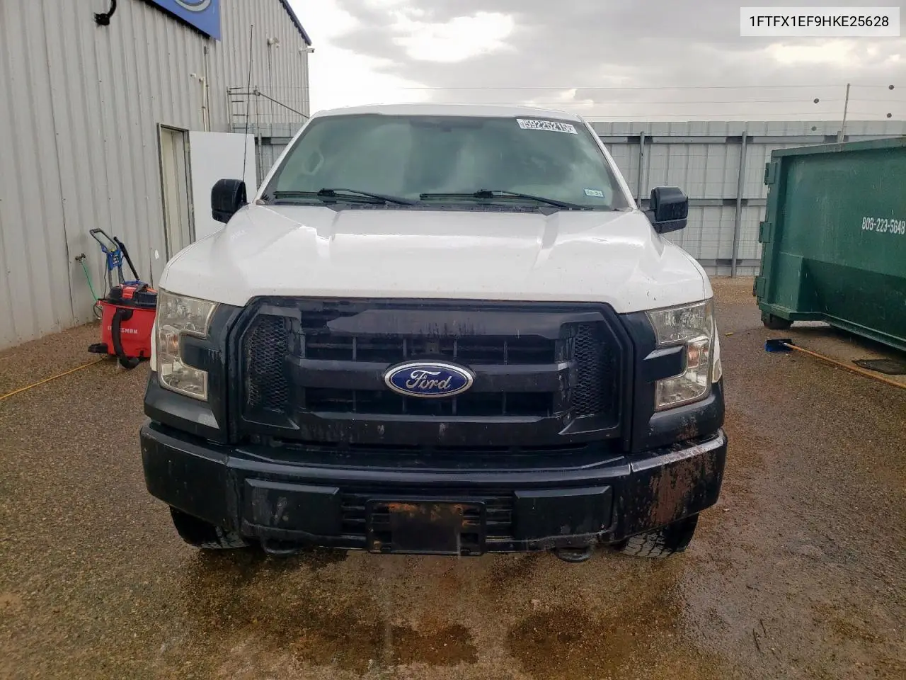 2017 Ford F150 Super Cab VIN: 1FTFX1EF9HKE25628 Lot: 59225215