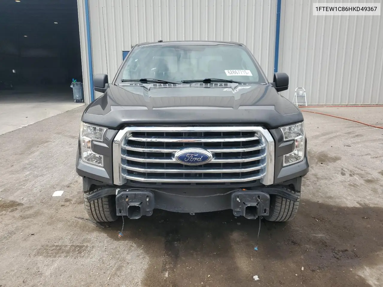 2017 Ford F150 Supercrew VIN: 1FTEW1C86HKD49367 Lot: 62867715