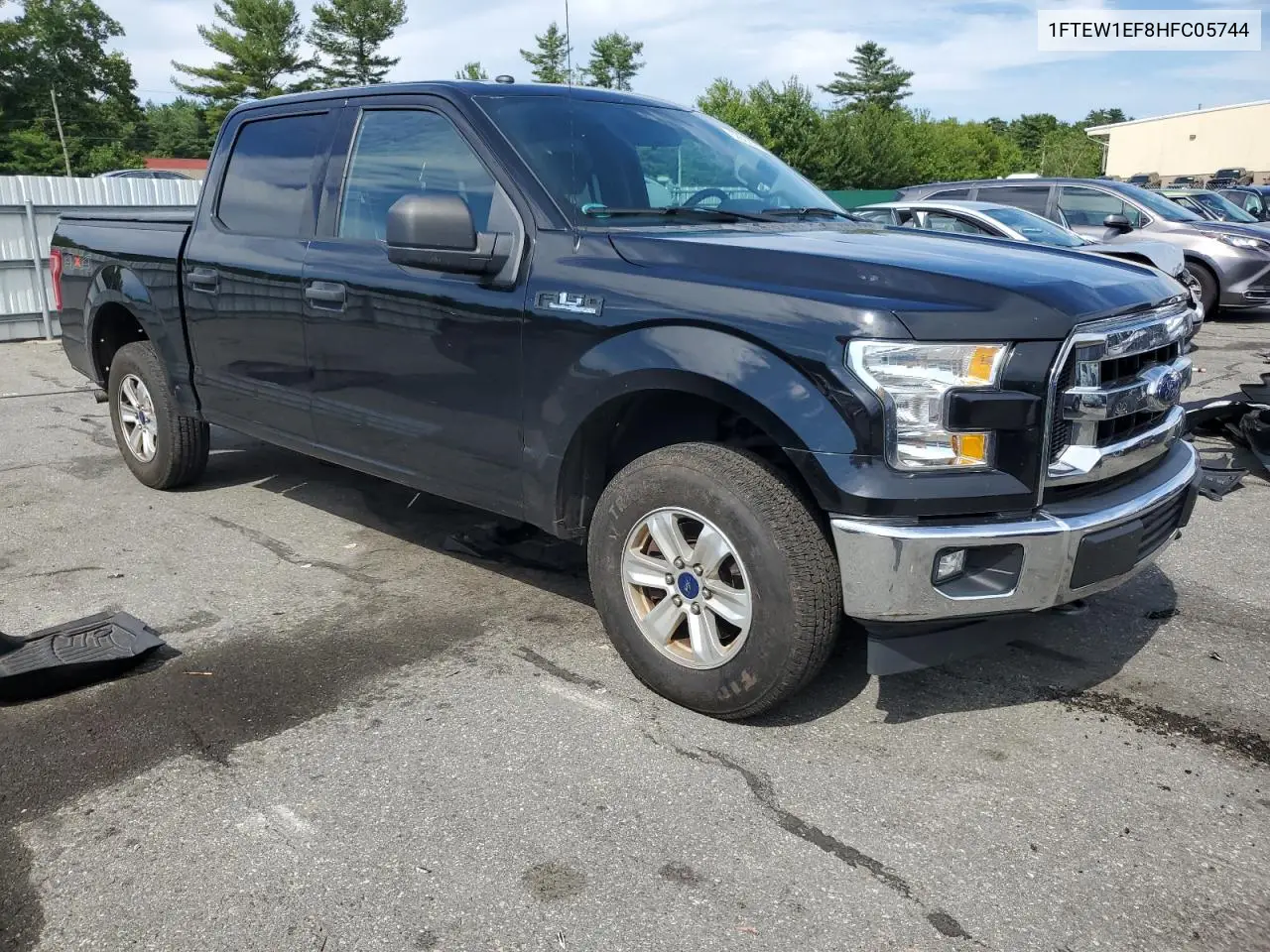 2017 Ford F150 Supercrew VIN: 1FTEW1EF8HFC05744 Lot: 62882315