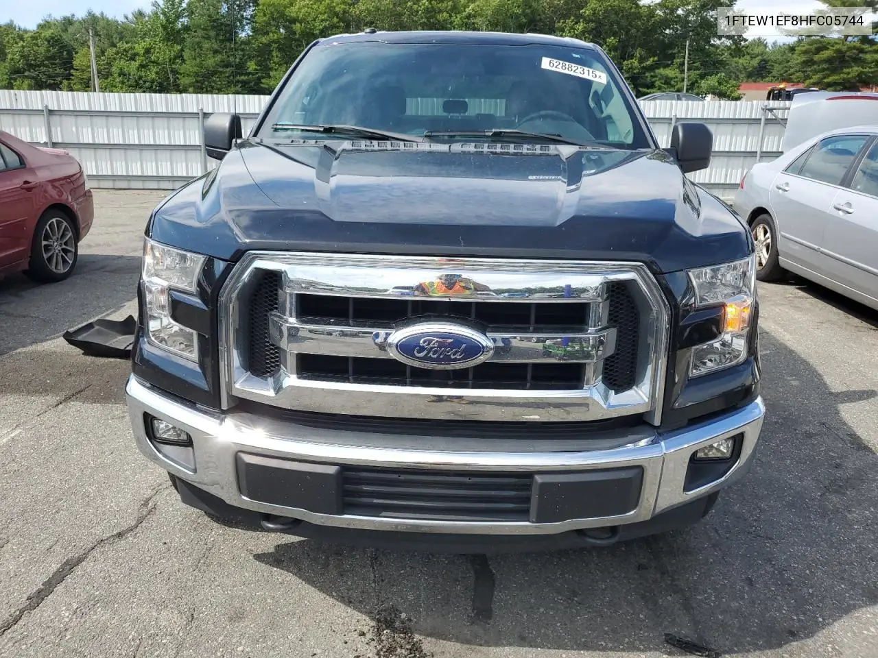 2017 Ford F150 Supercrew VIN: 1FTEW1EF8HFC05744 Lot: 62882315