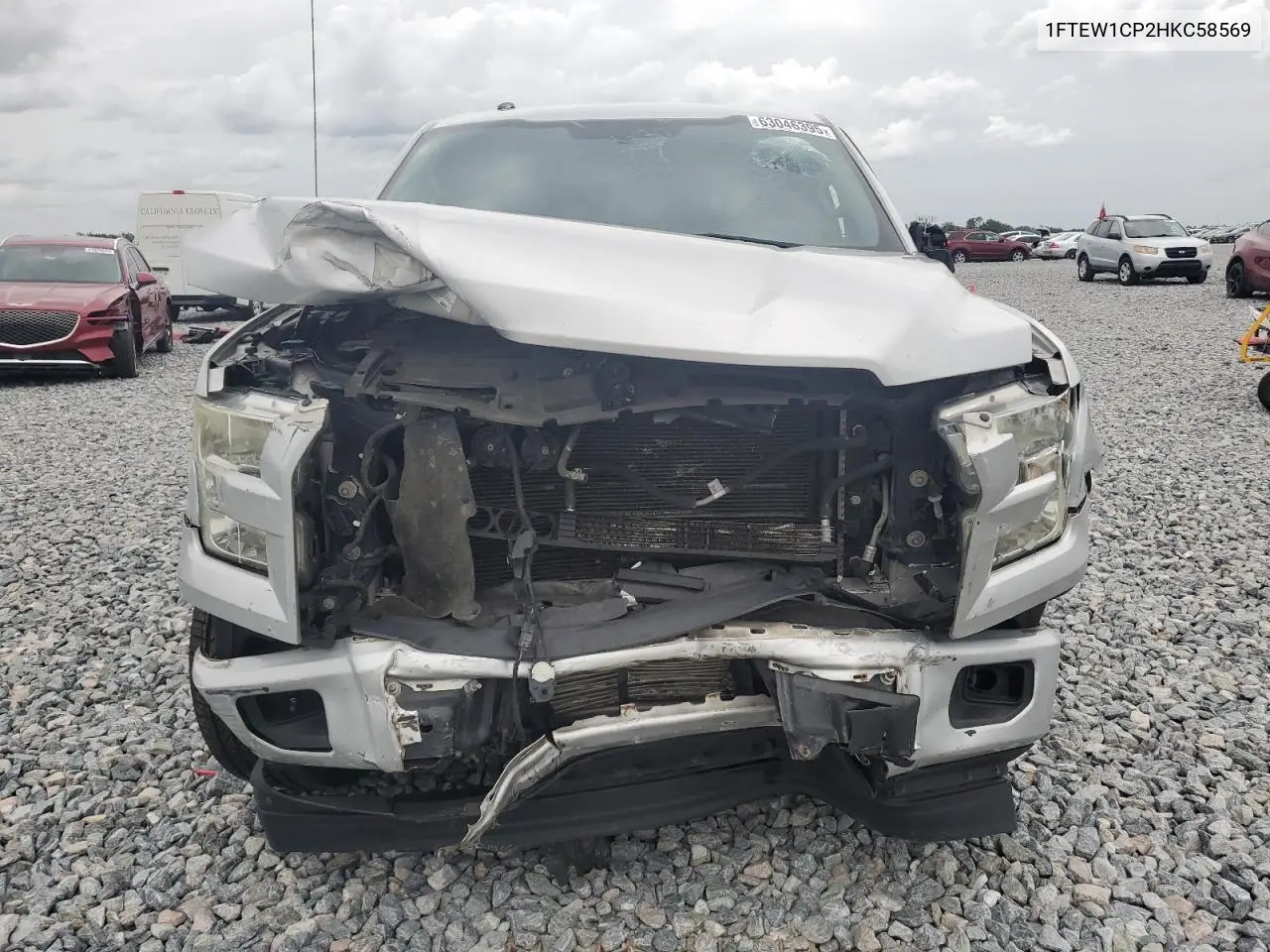 2017 Ford F150 Supercrew VIN: 1FTEW1CP2HKC58569 Lot: 63046395