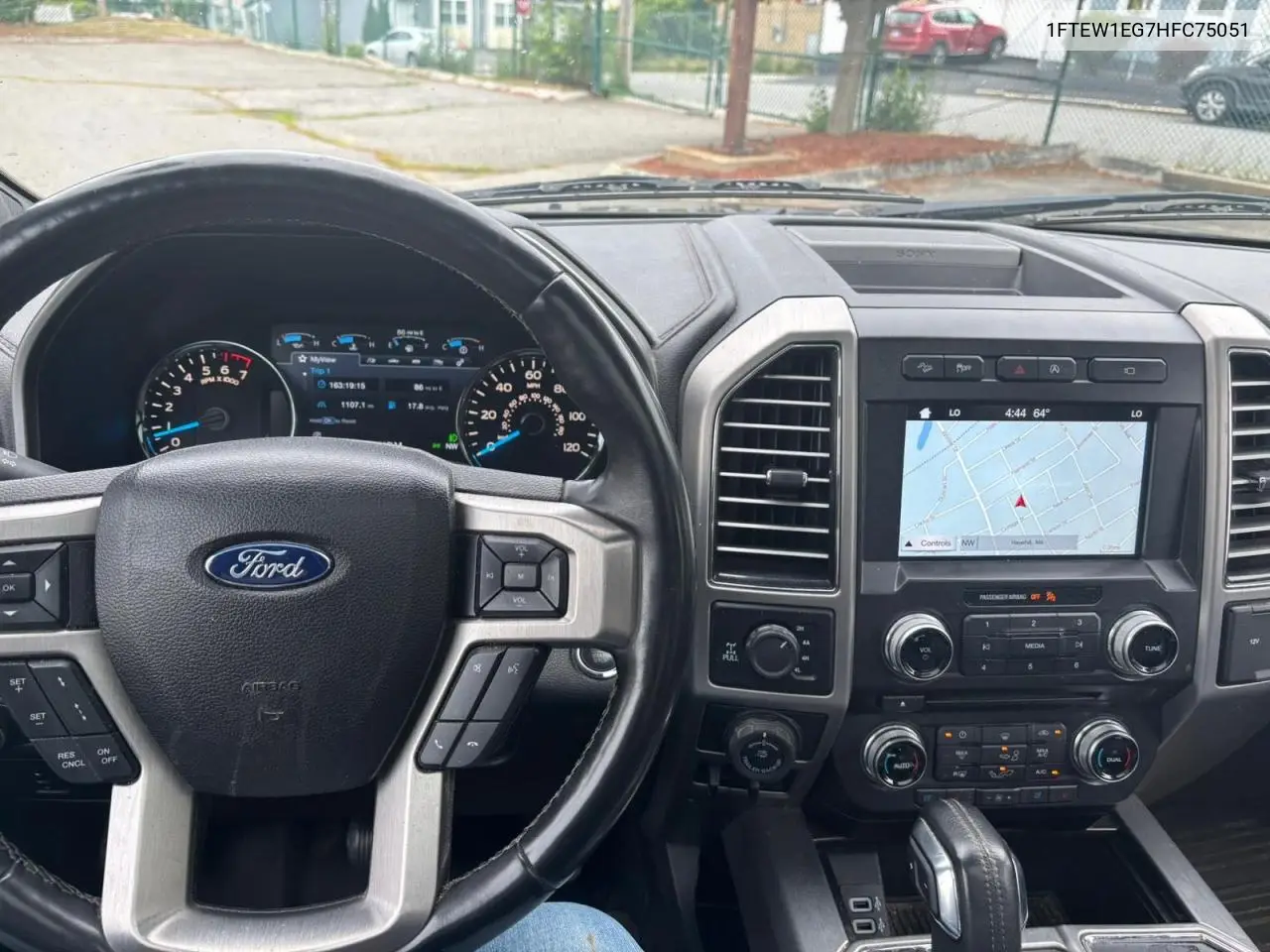 2017 Ford F150 Supercrew VIN: 1FTEW1EG7HFC75051 Lot: 63165515