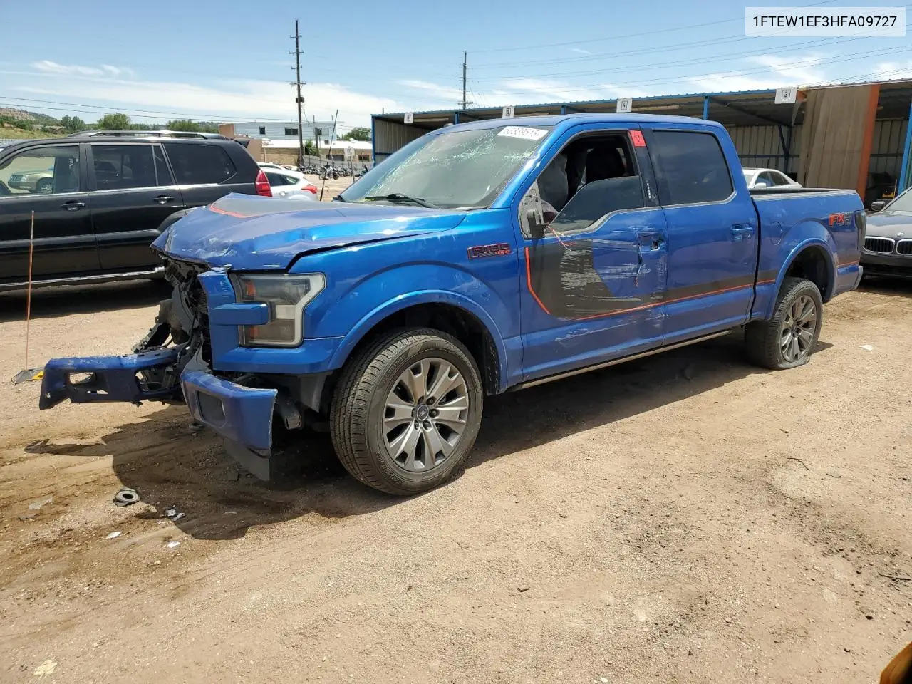 2017 Ford F150 Supercrew VIN: 1FTEW1EF3HFA09727 Lot: 63339515