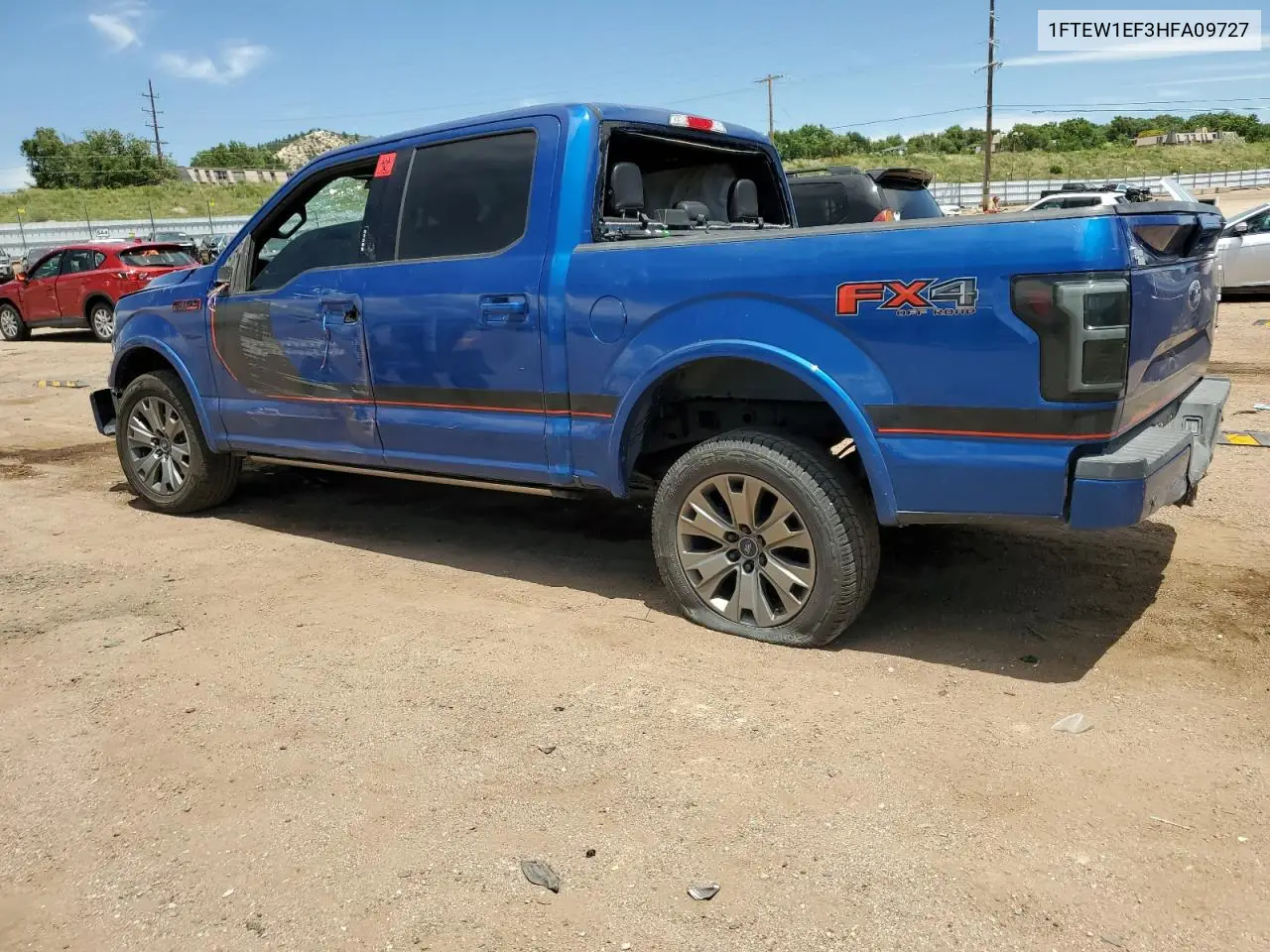 2017 Ford F150 Supercrew VIN: 1FTEW1EF3HFA09727 Lot: 63339515