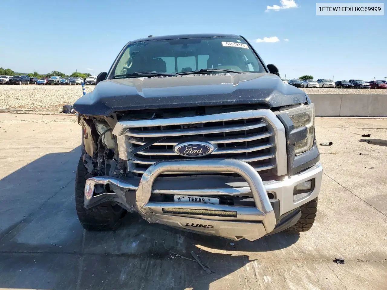 2017 Ford F150 Supercrew VIN: 1FTEW1EFXHKC69999 Lot: 65549375