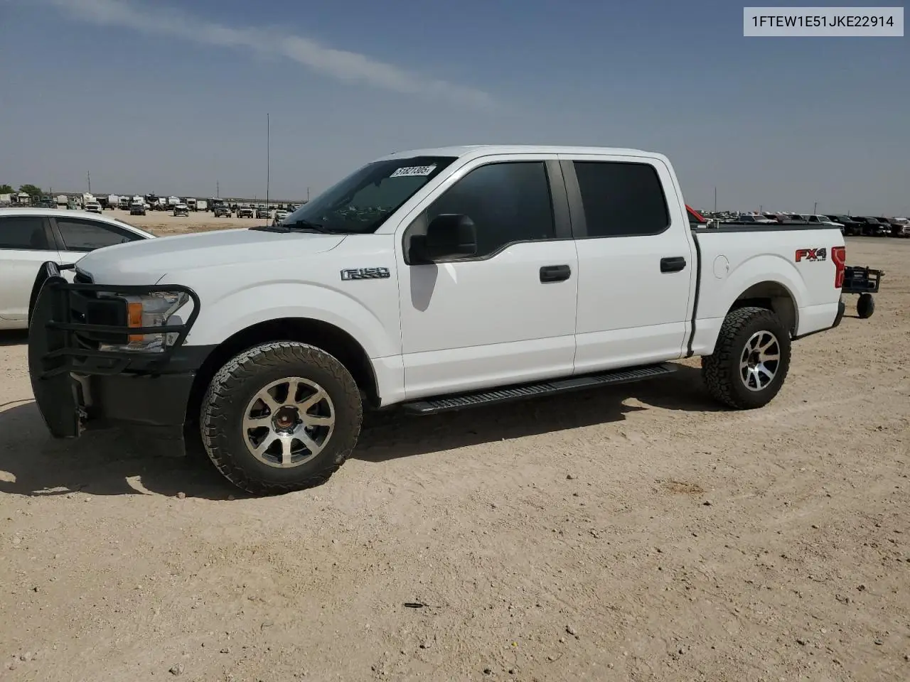 2018 Ford F150 Supercrew VIN: 1FTEW1E51JKE22914 Lot: 51821305