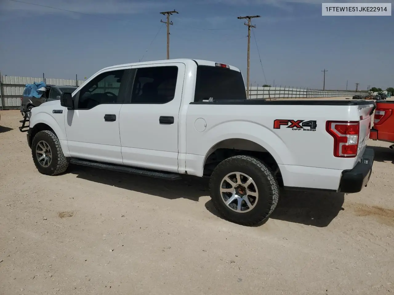 2018 Ford F150 Supercrew VIN: 1FTEW1E51JKE22914 Lot: 51821305