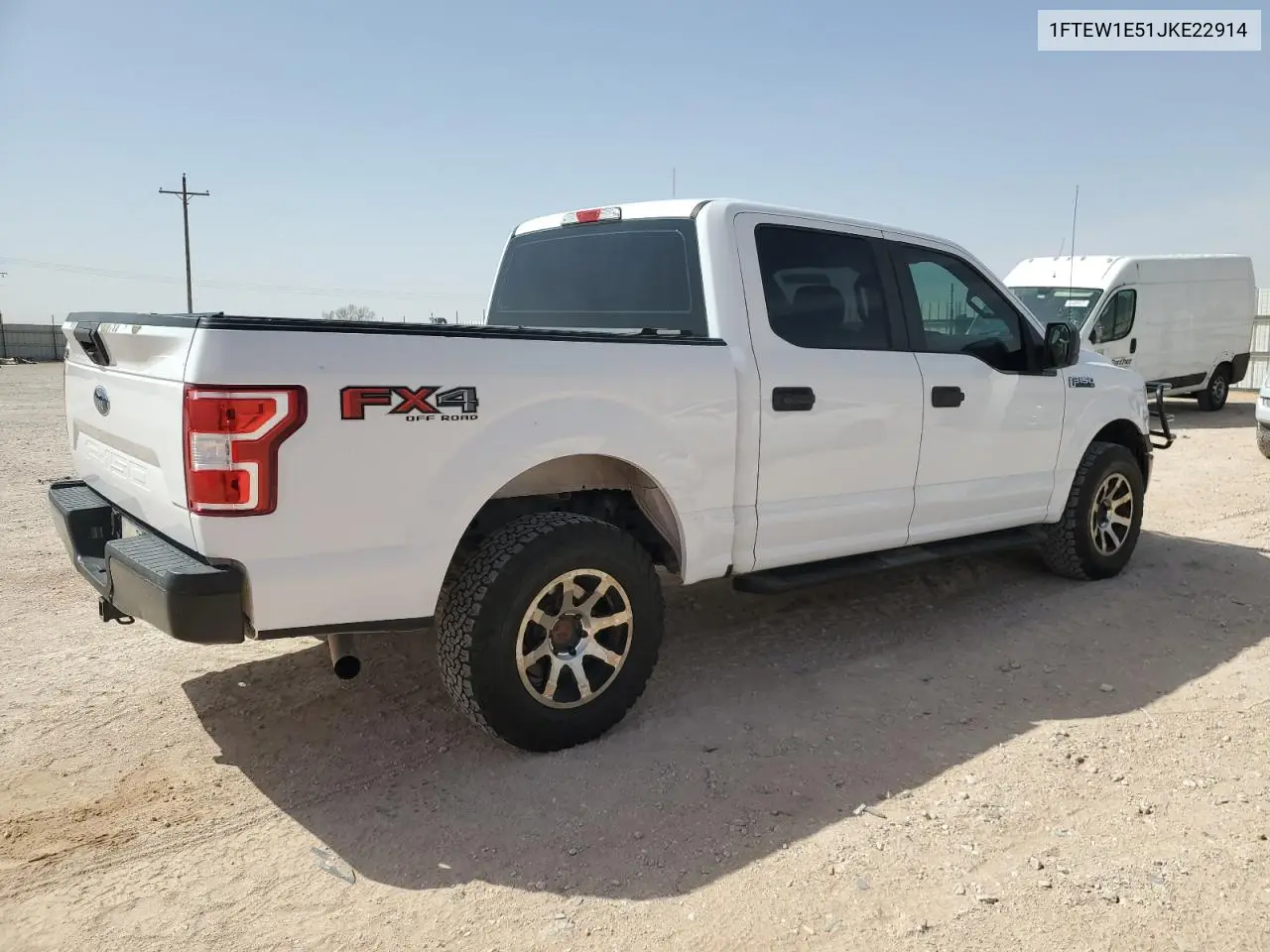 2018 Ford F150 Supercrew VIN: 1FTEW1E51JKE22914 Lot: 51821305