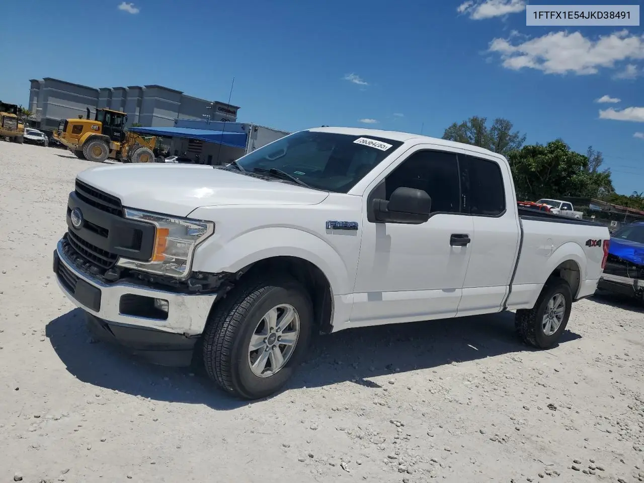 2018 Ford F150 Super Cab VIN: 1FTFX1E54JKD38491 Lot: 56364285