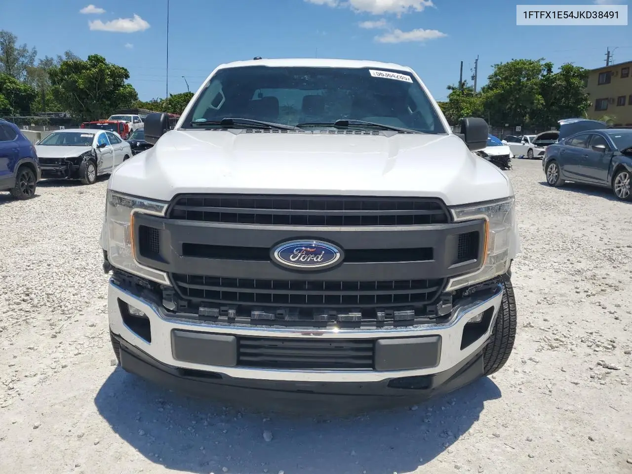 2018 Ford F150 Super Cab VIN: 1FTFX1E54JKD38491 Lot: 56364285