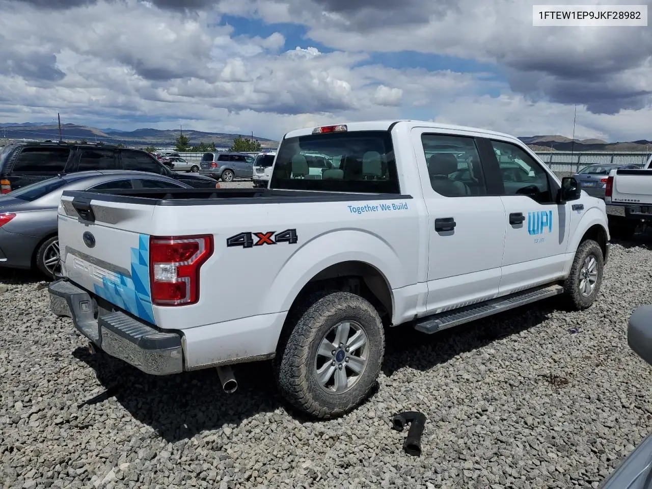 2018 Ford F150 Supercrew VIN: 1FTEW1EP9JKF28982 Lot: 56506065