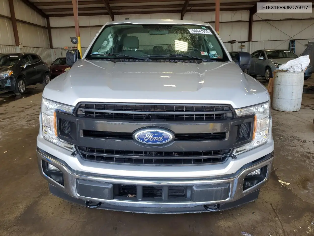 2018 Ford F150 Super Cab VIN: 1FTEX1EP9JKC76017 Lot: 56647655