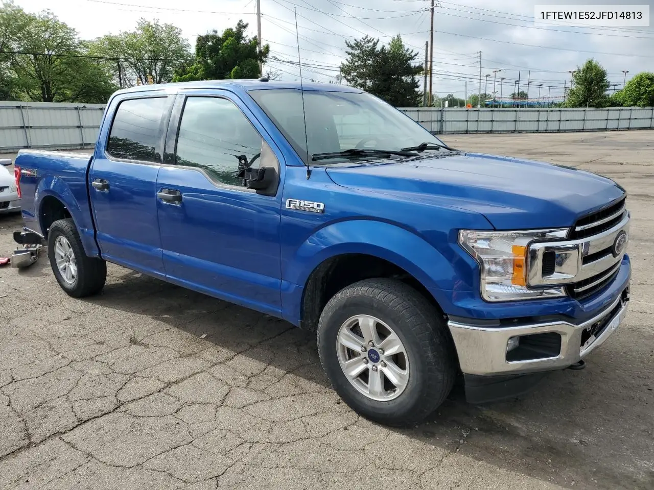 2018 Ford F150 Supercrew VIN: 1FTEW1E52JFD14813 Lot: 56668325