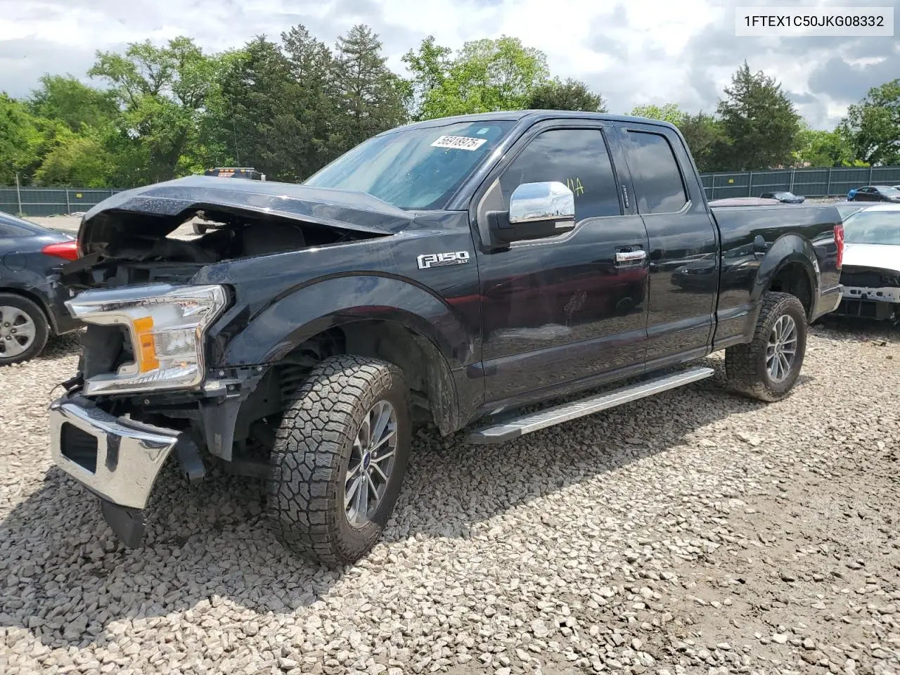 2018 Ford F150 Super Cab VIN: 1FTEX1C50JKG08332 Lot: 56918975
