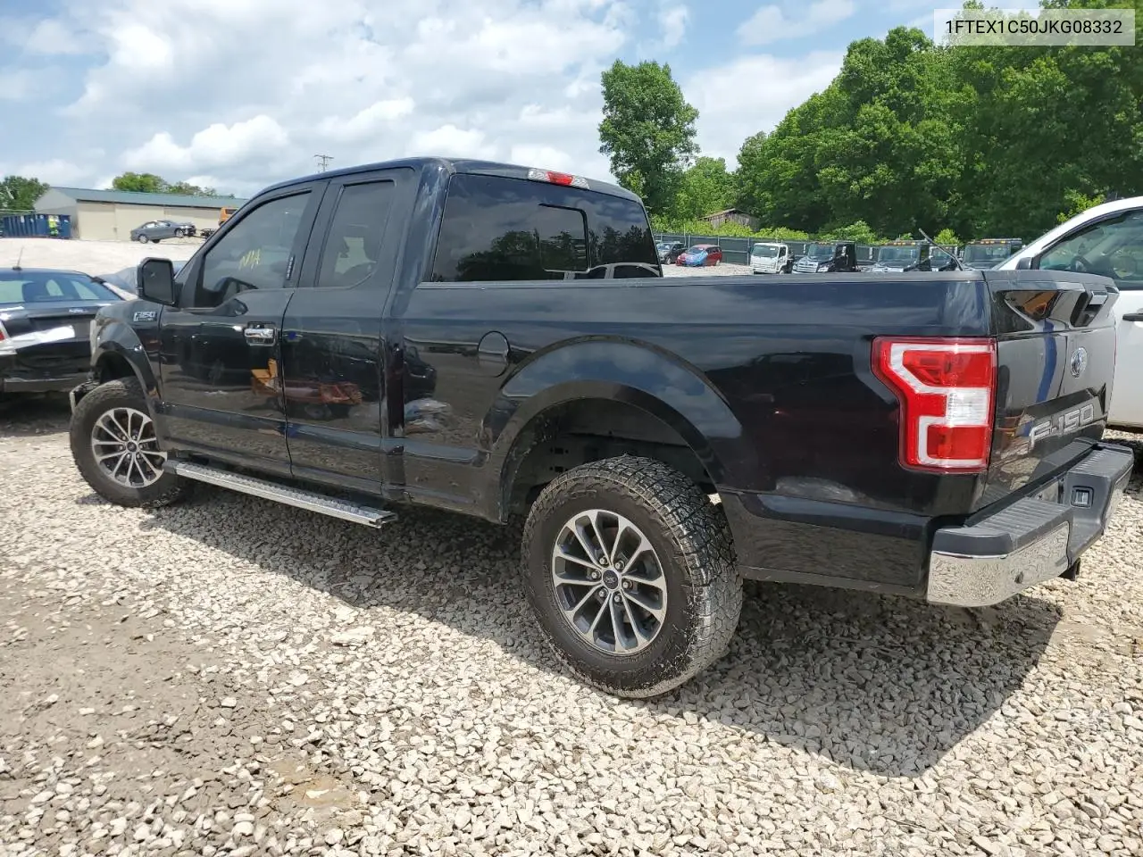 2018 Ford F150 Super Cab VIN: 1FTEX1C50JKG08332 Lot: 56918975