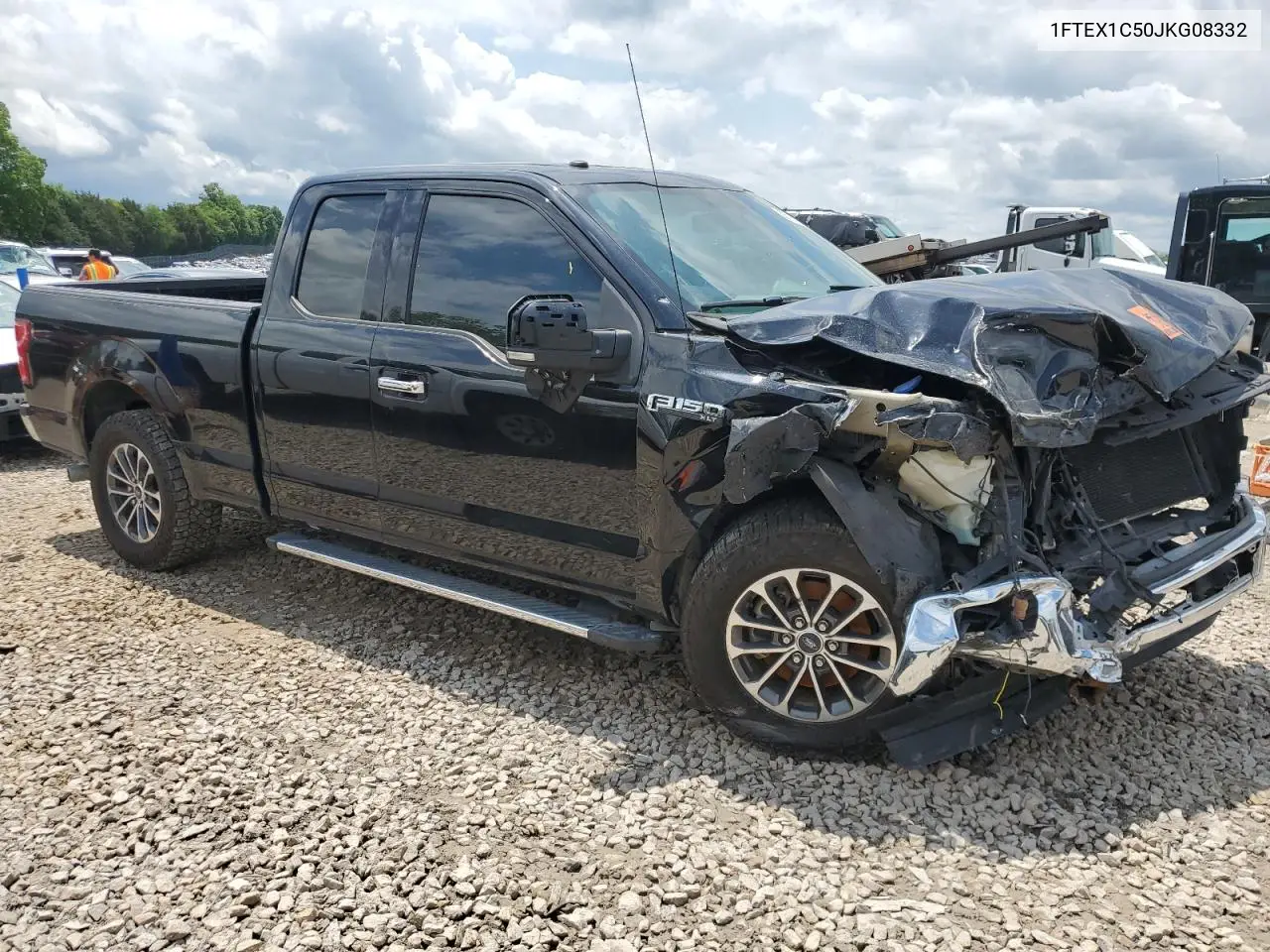 2018 Ford F150 Super Cab VIN: 1FTEX1C50JKG08332 Lot: 56918975