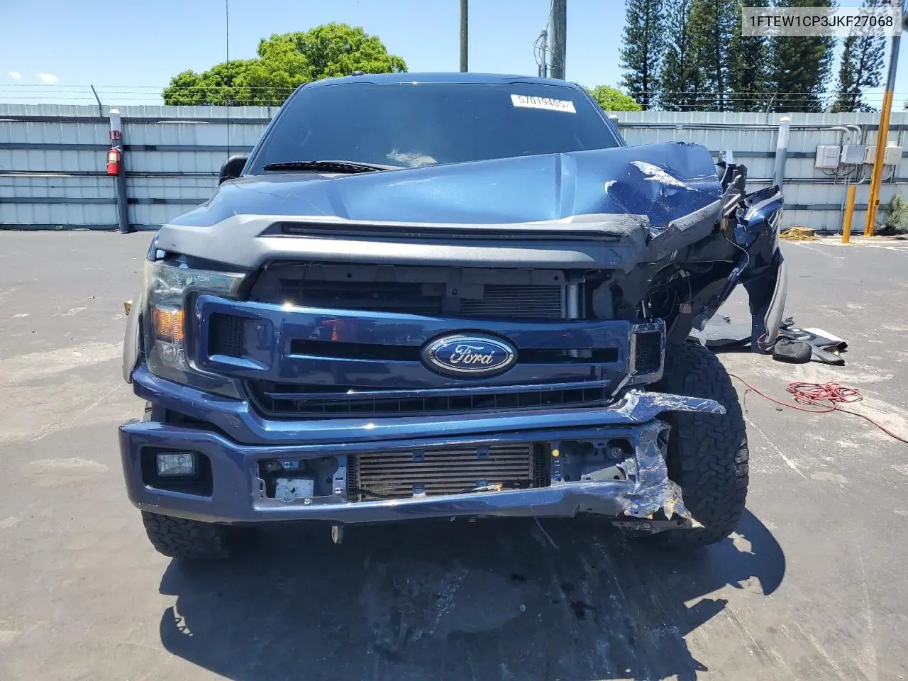 2018 Ford F150 Supercrew VIN: 1FTEW1CP3JKF27068 Lot: 57019405