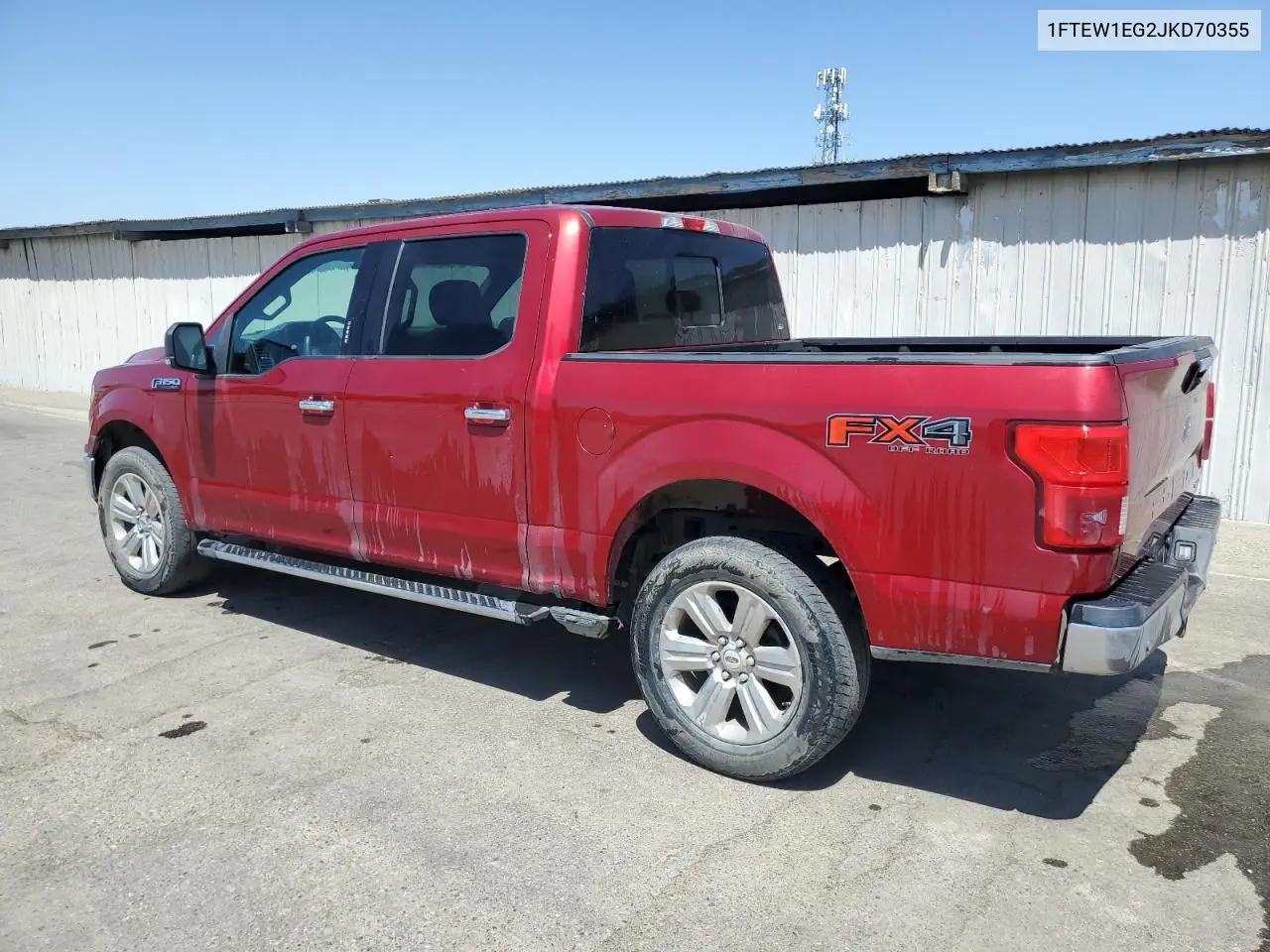 2018 Ford F150 Supercrew VIN: 1FTEW1EG2JKD70355 Lot: 57881345