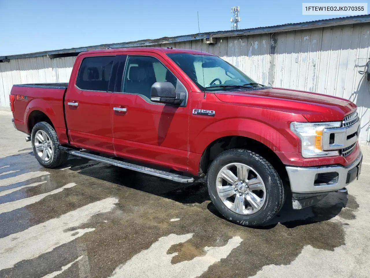 2018 Ford F150 Supercrew VIN: 1FTEW1EG2JKD70355 Lot: 57881345