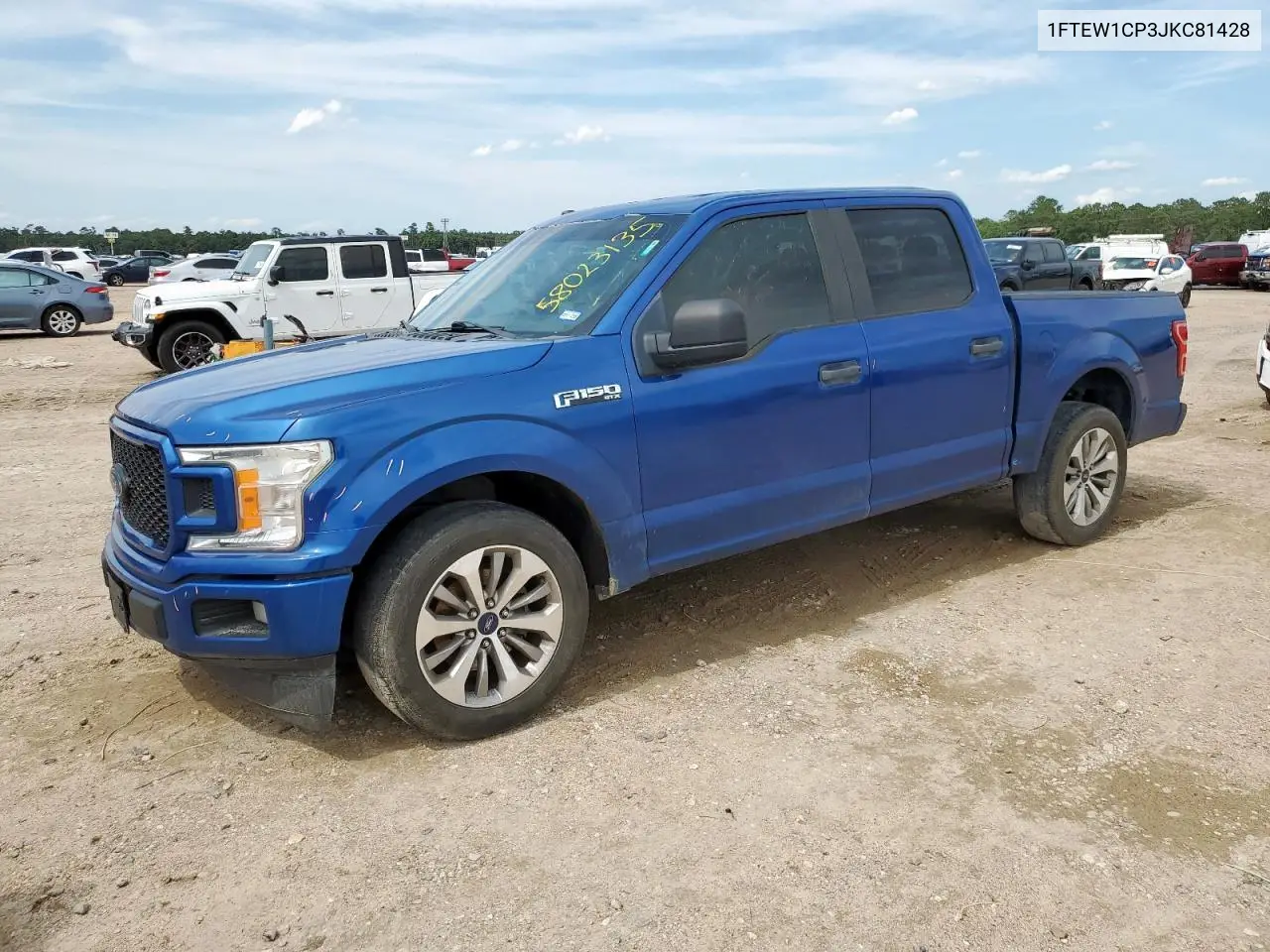 2018 Ford F150 Supercrew VIN: 1FTEW1CP3JKC81428 Lot: 58023135