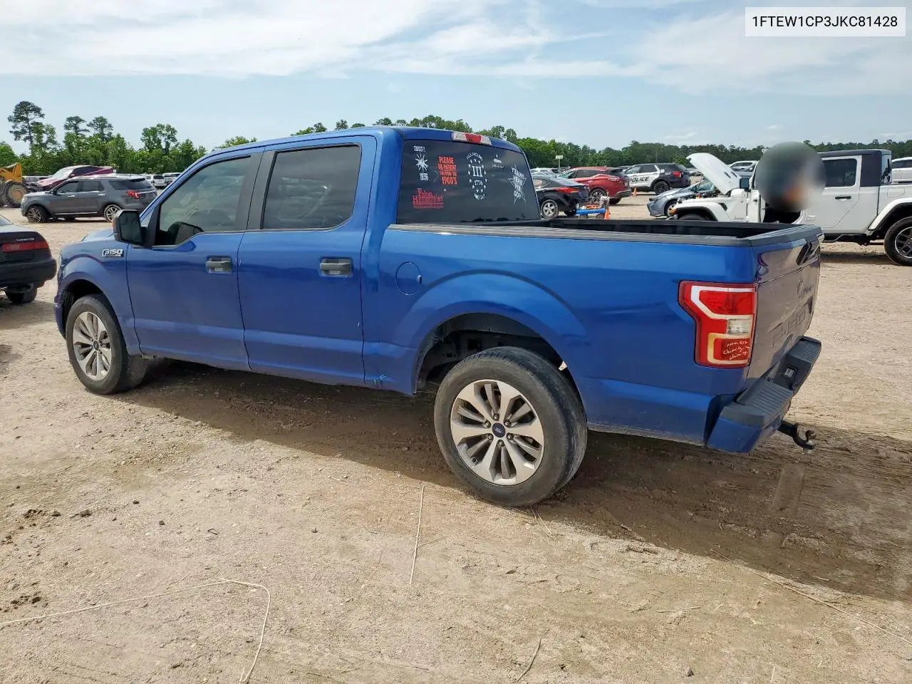 2018 Ford F150 Supercrew VIN: 1FTEW1CP3JKC81428 Lot: 58023135