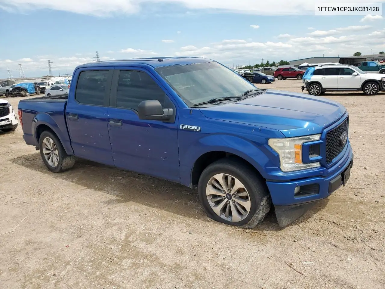 2018 Ford F150 Supercrew VIN: 1FTEW1CP3JKC81428 Lot: 58023135