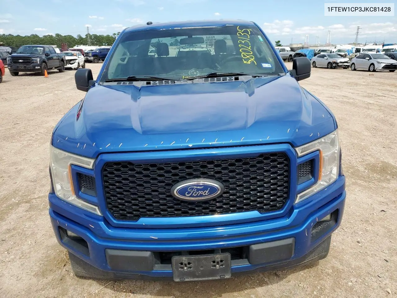 2018 Ford F150 Supercrew VIN: 1FTEW1CP3JKC81428 Lot: 58023135
