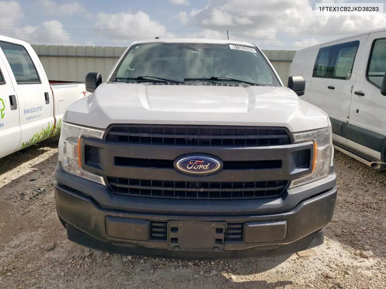 2018 Ford F150 Super Cab VIN: 1FTEX1CB2JKD38283 Lot: 61363305