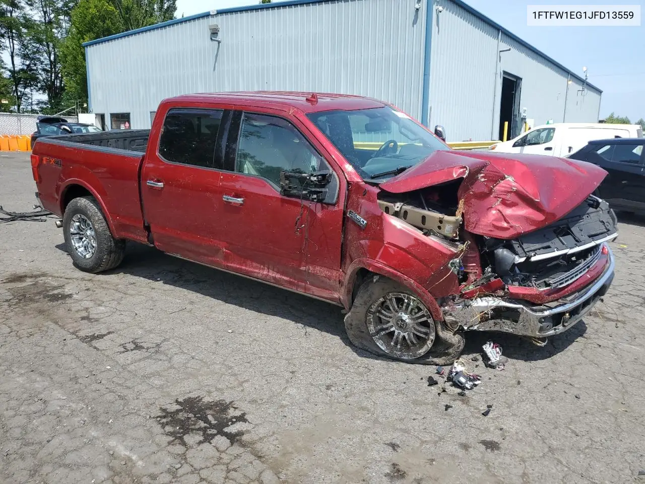 2018 Ford F150 Supercrew VIN: 1FTFW1EG1JFD13559 Lot: 62337485