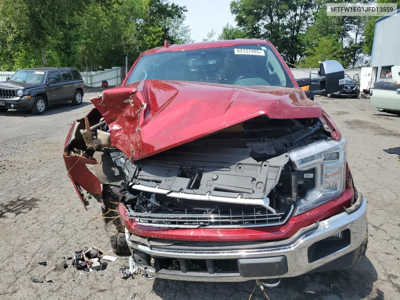 2018 Ford F150 Supercrew VIN: 1FTFW1EG1JFD13559 Lot: 62337485