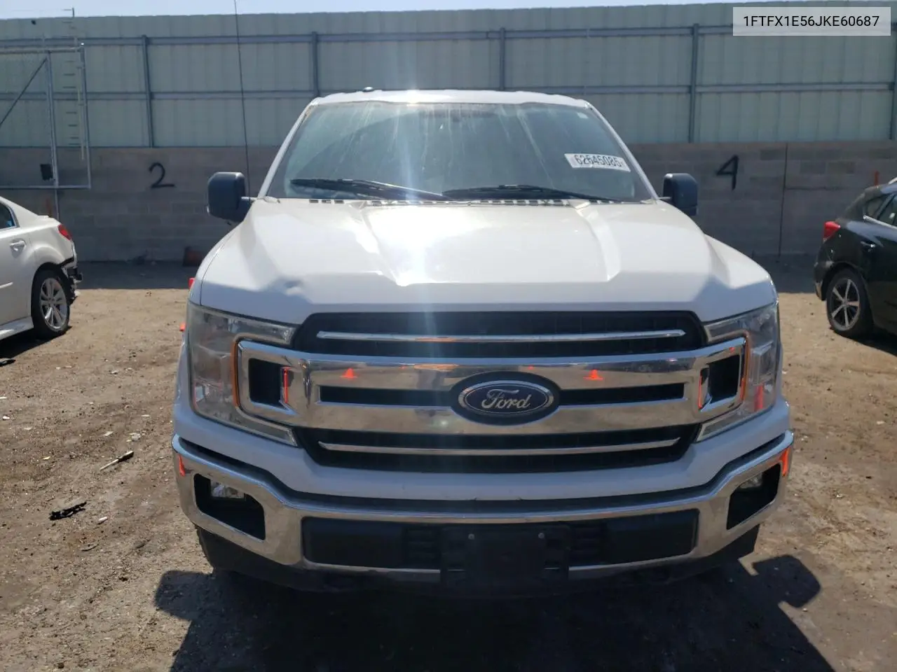 2018 Ford F150 Super Cab VIN: 1FTFX1E56JKE60687 Lot: 62645085
