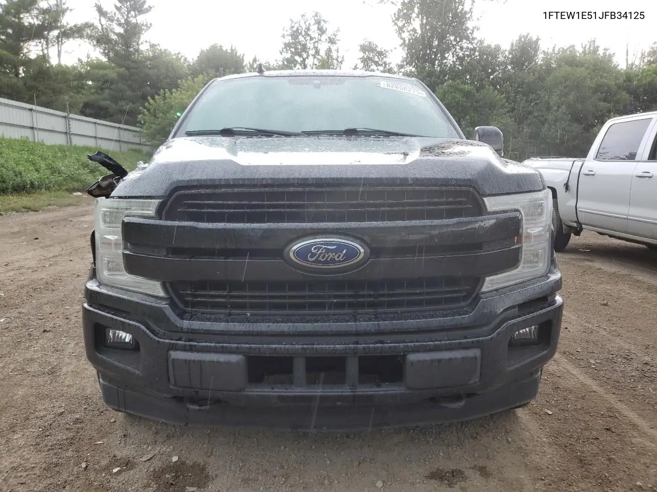 2018 Ford F150 Supercrew VIN: 1FTEW1E51JFB34125 Lot: 62658275