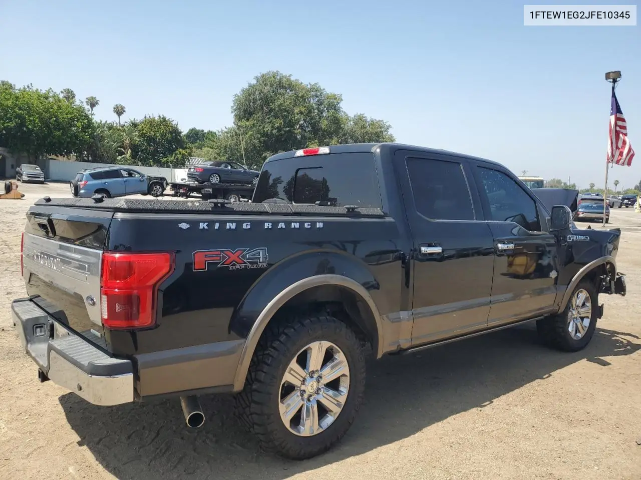 2018 Ford F150 Supercrew VIN: 1FTEW1EG2JFE10345 Lot: 62882165