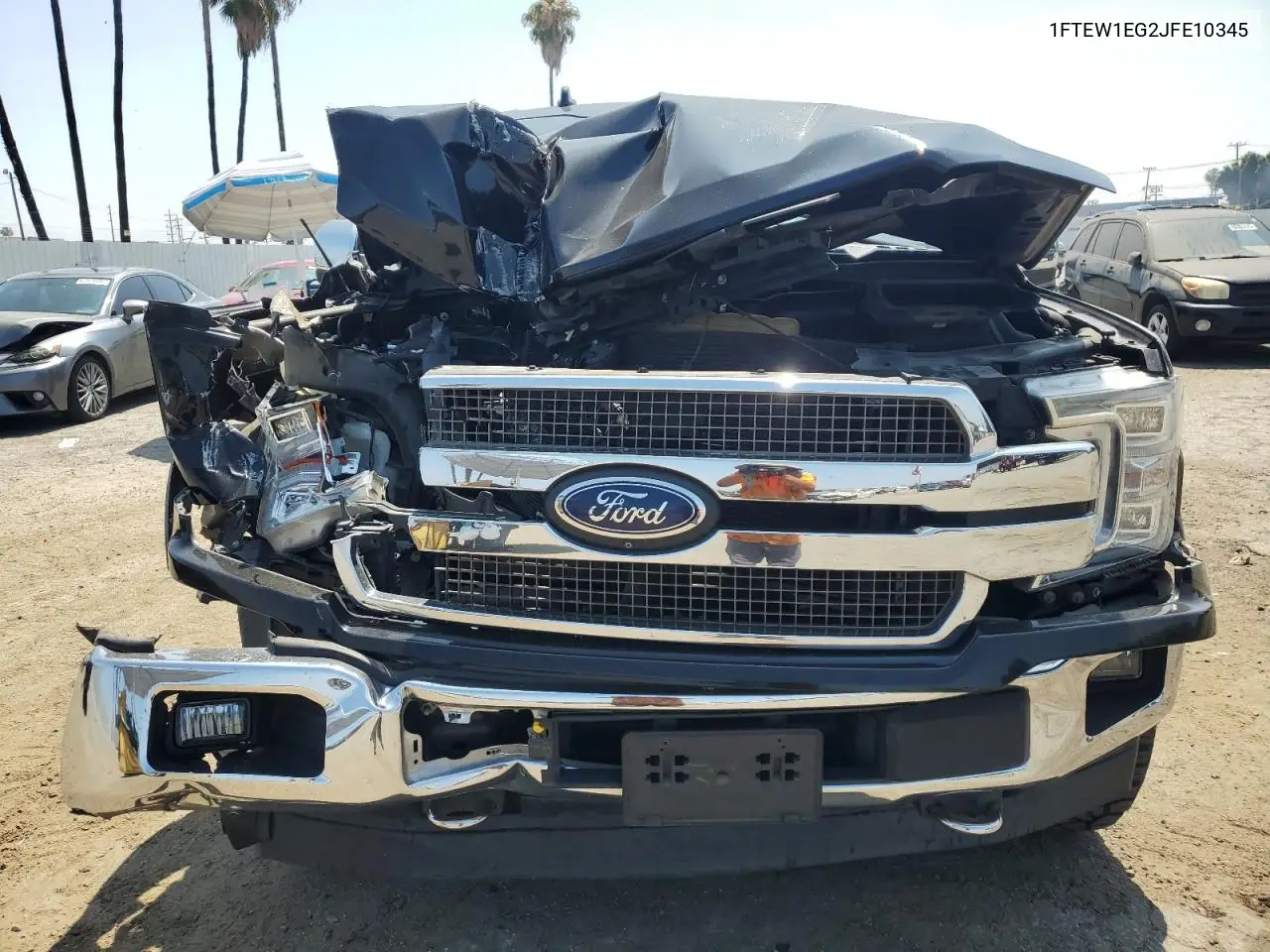 2018 Ford F150 Supercrew VIN: 1FTEW1EG2JFE10345 Lot: 62882165