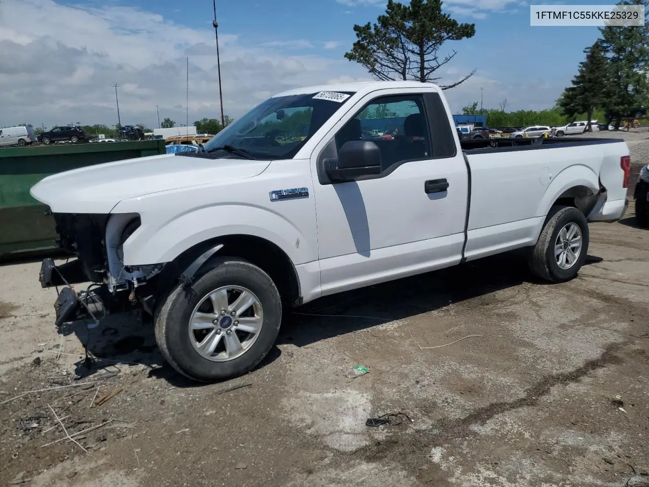 2019 Ford F150 VIN: 1FTMF1C55KKE25329 Lot: 56720065
