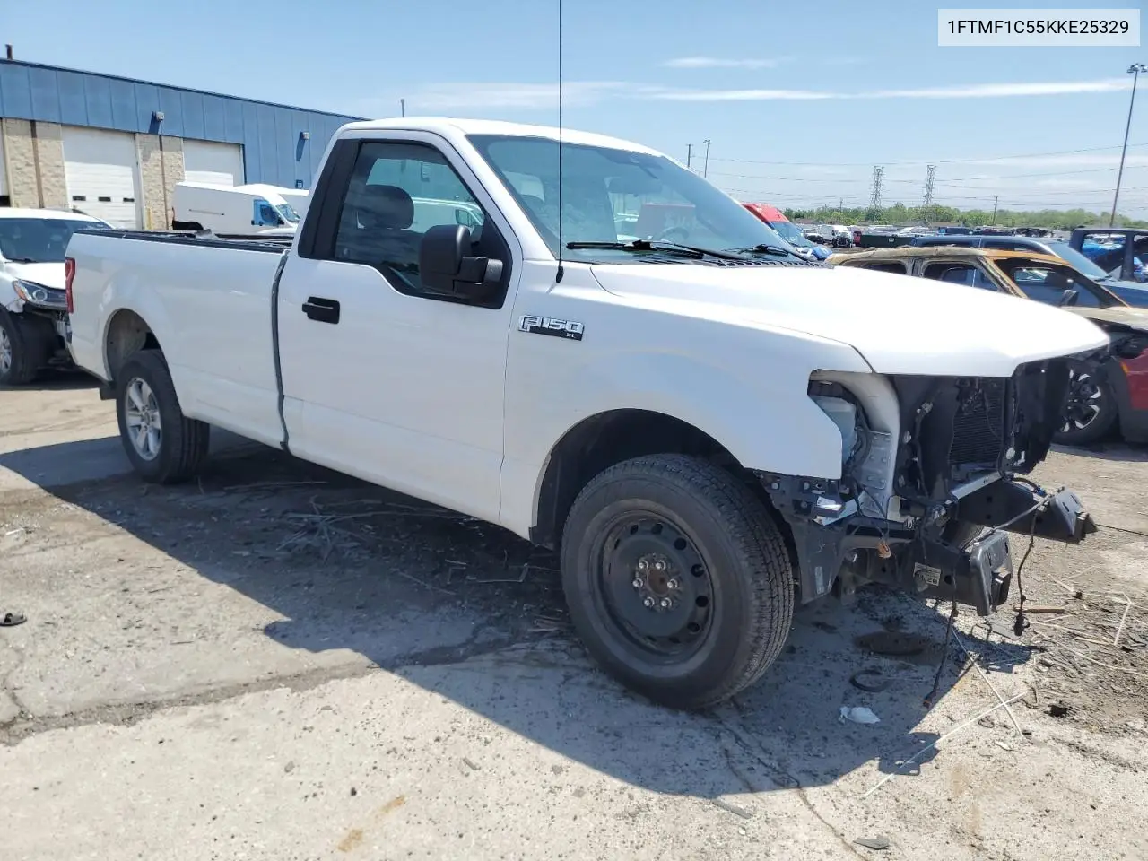 2019 Ford F150 VIN: 1FTMF1C55KKE25329 Lot: 56720065