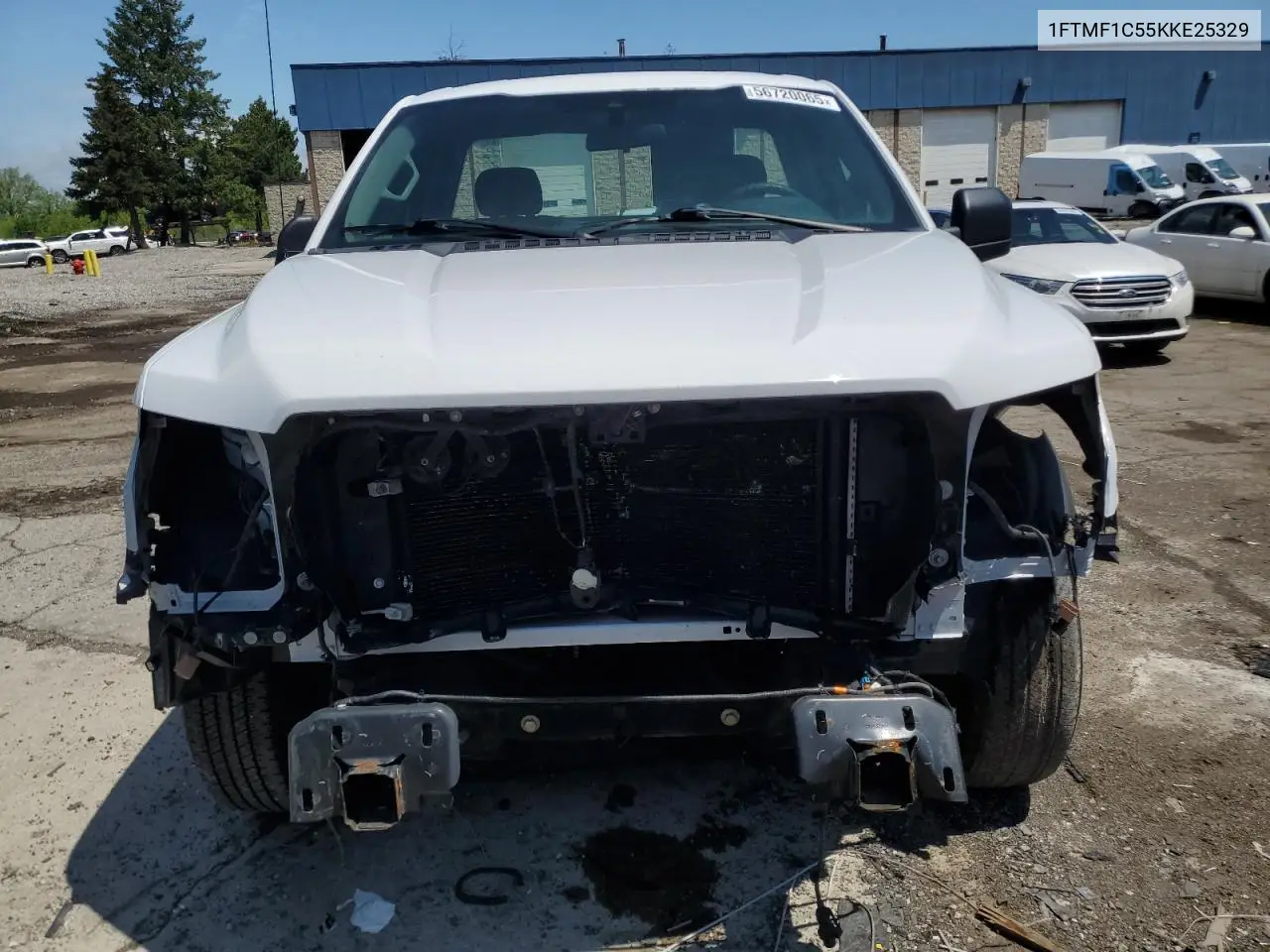 2019 Ford F150 VIN: 1FTMF1C55KKE25329 Lot: 56720065
