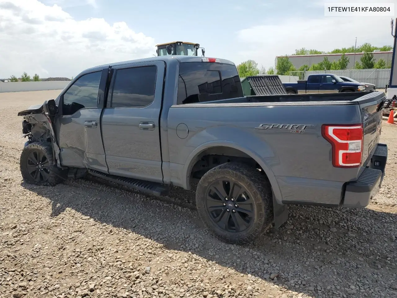 2019 Ford F150 Supercrew VIN: 1FTEW1E41KFA80804 Lot: 56785875