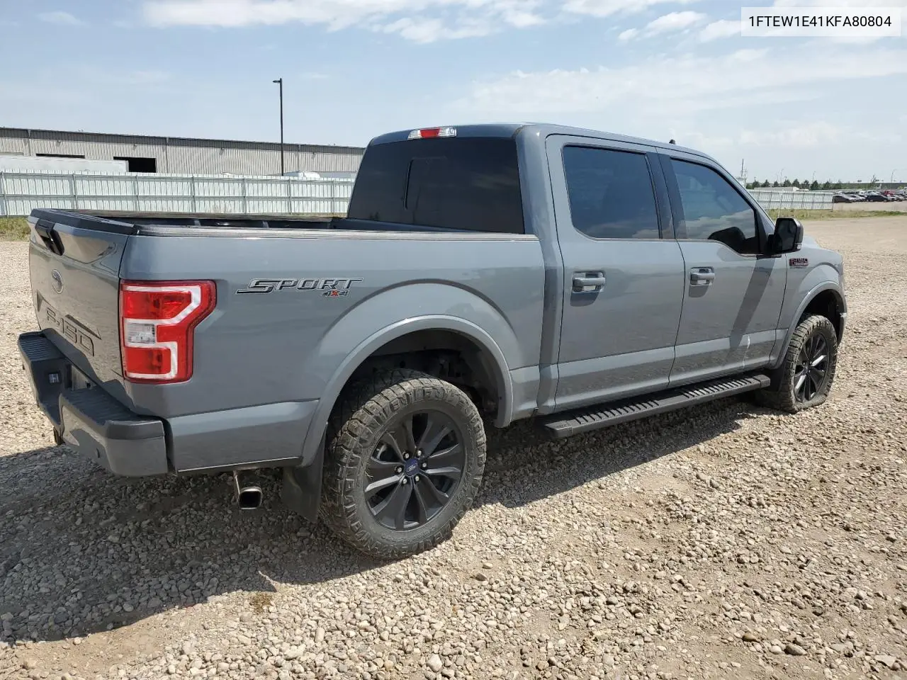 2019 Ford F150 Supercrew VIN: 1FTEW1E41KFA80804 Lot: 56785875
