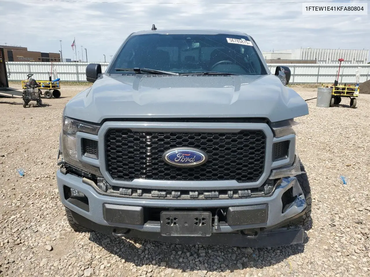 2019 Ford F150 Supercrew VIN: 1FTEW1E41KFA80804 Lot: 56785875