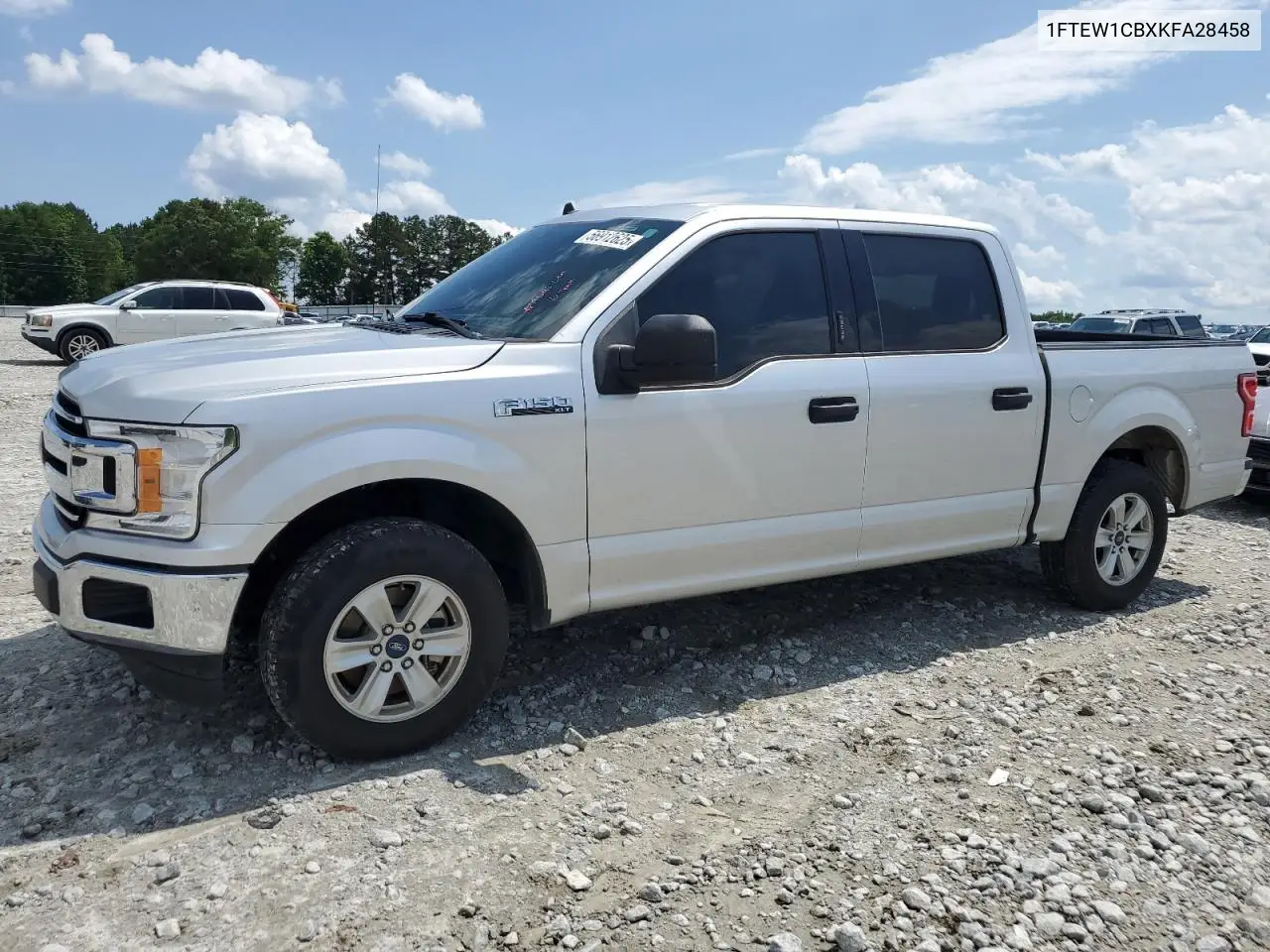 2019 Ford F150 Supercrew VIN: 1FTEW1CBXKFA28458 Lot: 56912625