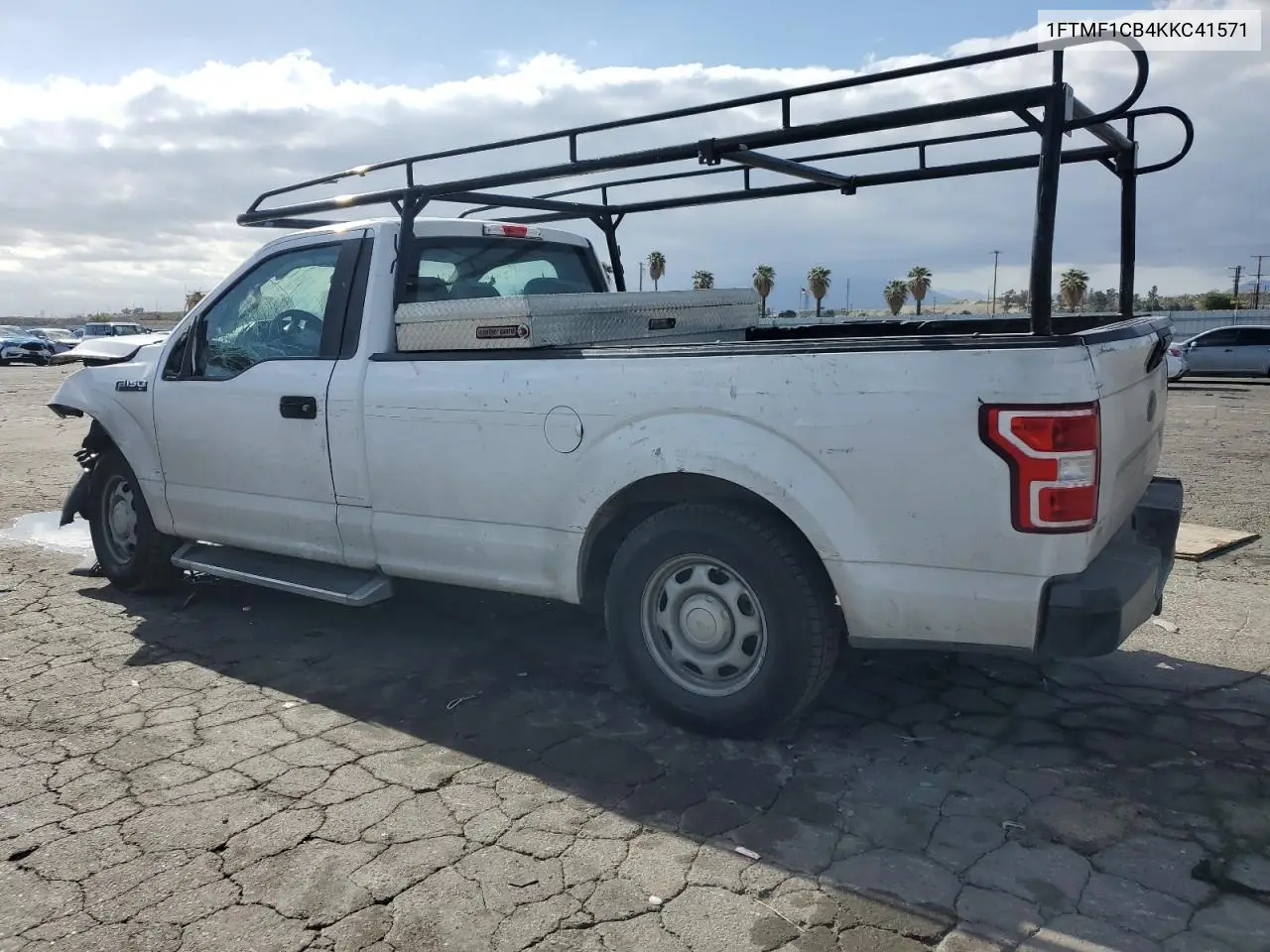 2019 Ford F150 VIN: 1FTMF1CB4KKC41571 Lot: 56915905